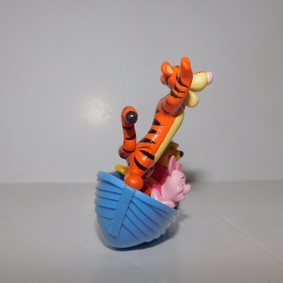 Disney Winnie the Pooh Tigger & Piglet in Row Boat Figure 3.5" PVC - Picture 3 of 6